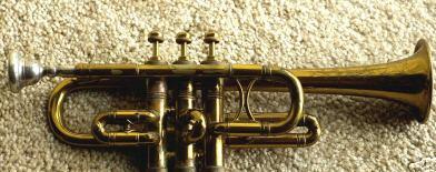 King miniature liberty trumpet