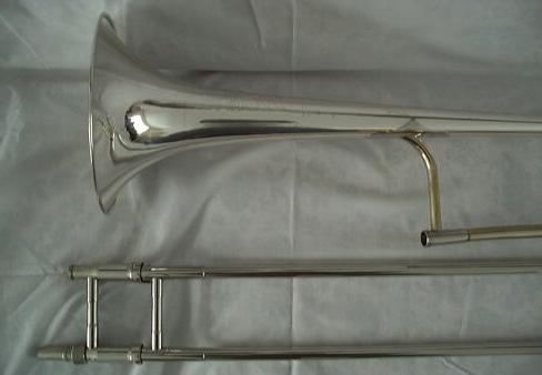 1954 KING SilverSonic 2B trombone, Engraved bell