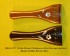 Violin Round Tailpieces-Pearl-Black Saddles-Ebony/Box.
