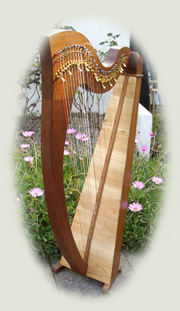 Irish hand crafted harps