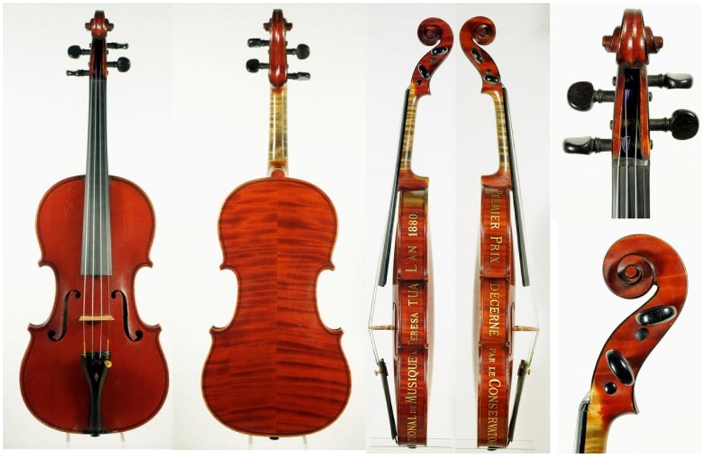 Picture of violin - A very fine violin by Gand & Bernardel - Paris