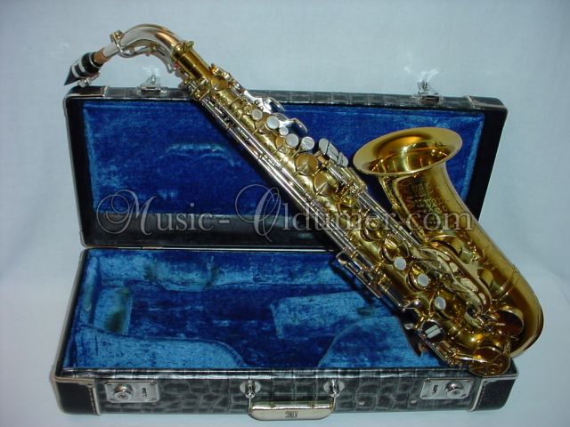 Picture of saxophone - Music-Oldtimer .com King Super 20 Silver Sonic Alto Saxophone