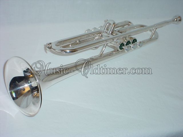 Picture of trumpet - www.Music-Oldtimer.com  Silver Schilke B6 Trumpet Like New